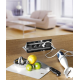 Mediaport Bachmann Coni srebrno-szary, 2x 230V + USB