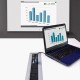Mediaport obrotowy Turn - 2x 230V + 2x RJ45 + 2x USB + VGA + Mini Jack