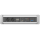 Mediaport obrotowy Turn - 2x 230V + 2x RJ45 + USB + HDMI + RCA + VGA